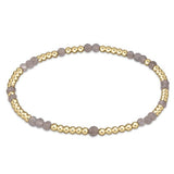enewton Hope Unwritten Labradorite Gemstone Bracelet with iridescent labradorite stones and 14k gold-filled beads. Stretch fit, elegant, available at Be Charmed.