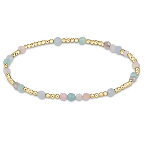 enewton Hope Unwritten bracelet in Hot Mess SS25 gemstone mix with vibrant, playful beading; stretch-fit and stackable. Available at Be Charmed.