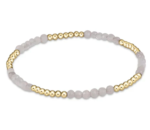 enewton Moonstone Blissful 2.5mm Bead Bracelet with elegant gemstone detail, available at Be Charmed.