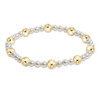 enewton Pearl Sincerity Pattern 4mm Bead Bracelet with 6mm Gold Beads, available at Be Charmed