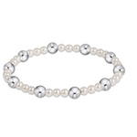 enewton Pearl Sincerity Pattern 4mm Bead Bracelet with 6mm Gold Beads, available at Be Charmed