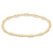 enewton 3mm Together Gold Bracelet featuring 14kt gold-filled beads in a mixed-size pattern, available at Be Charmed