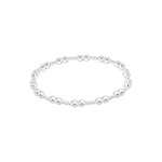 enewton Together Sterling 4mm beaded bracelet in sterling silver for stacking and everyday elegance. Available at Be Charmed.