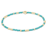 enewton Hope Unwritten Turquoise Bracelet with vibrant turquoise stones and 14k gold-filled beads. Stretch fit, stylish, available at Be Charmed. 