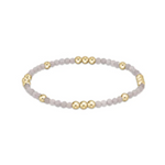 enewton Worthy Pattern bracelet with 3 mm labradorite beads showing subtle blue‑green shimmer; slim, stackable, and intentional design. Available at Be Charmed.
