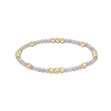 enewton Worthy Pattern bracelet with 3 mm labradorite beads showing subtle blue‑green shimmer; slim, stackable, and intentional design. Available at Be Charmed.