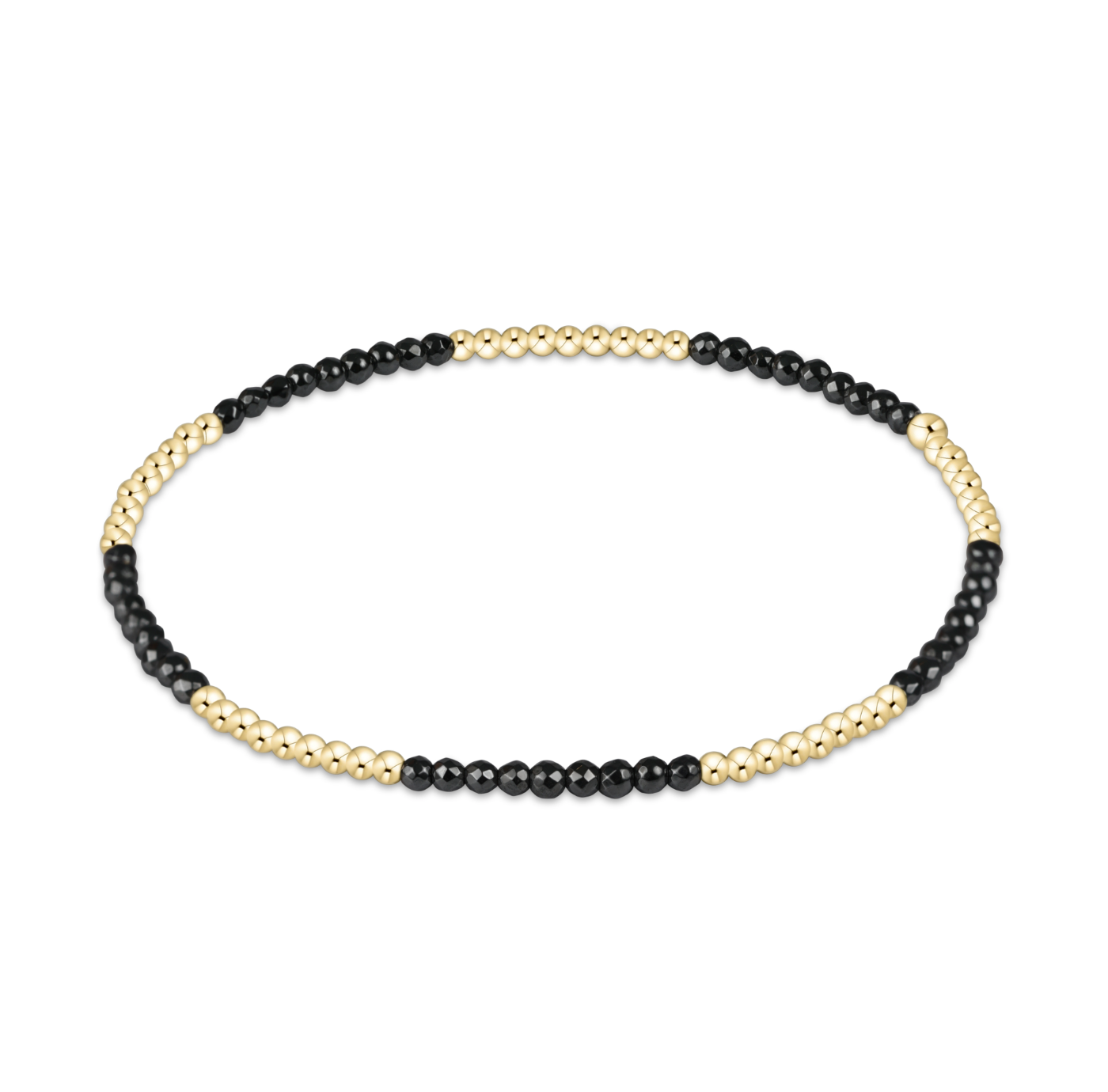 enewton Blissful Pattern Faceted Hematite 2mm Bead Bracelet – sparkling hematite layering bracelet. Available at Be Charmed.