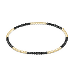 enewton Blissful Pattern Faceted Hematite 2mm Bead Bracelet – sparkling hematite layering bracelet. Available at Be Charmed.