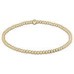 enewton 2.5 mm Classic Gold Bracelet available at Be Charmed