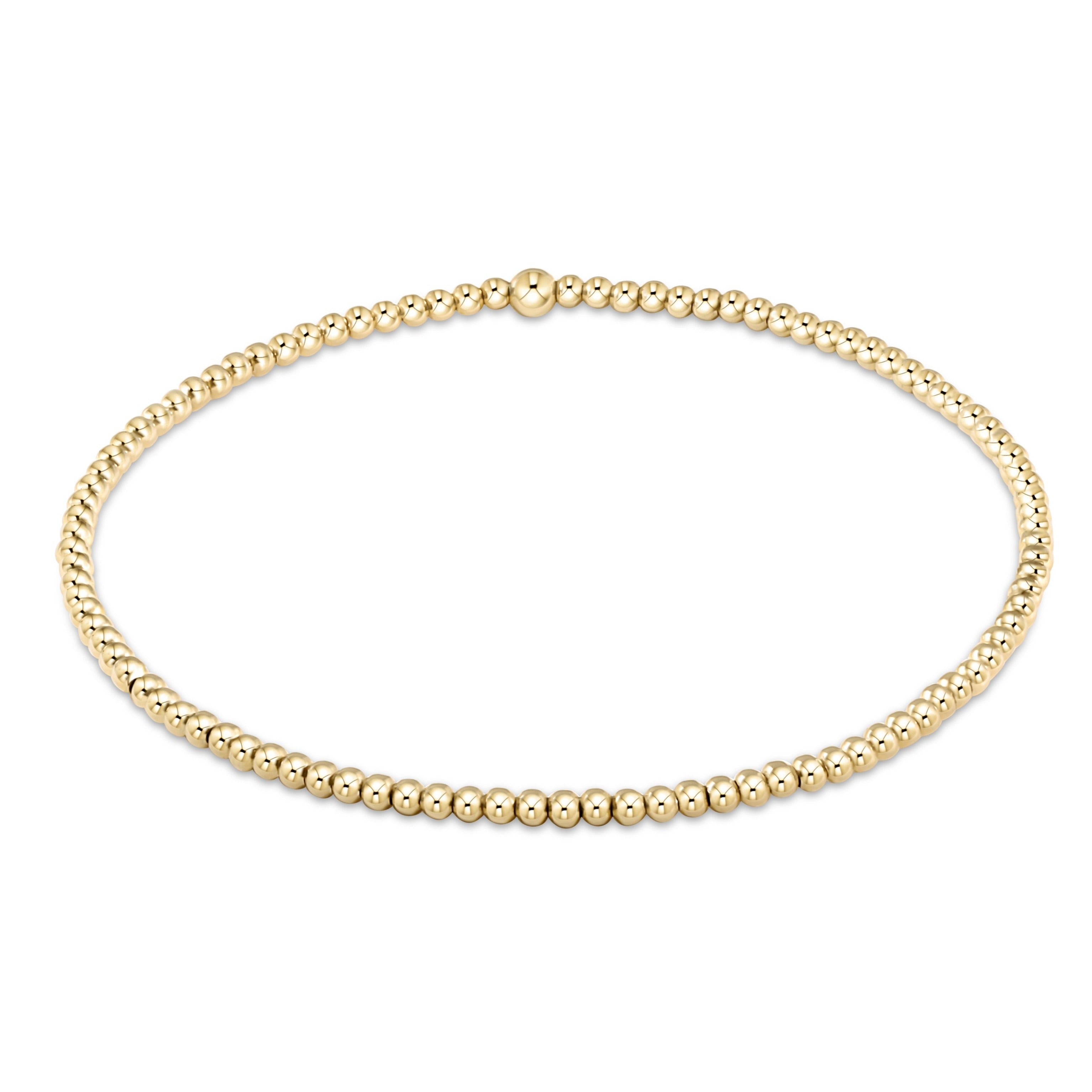 enewton 2 mm Classic Gold Bracelet available at Be Charmed