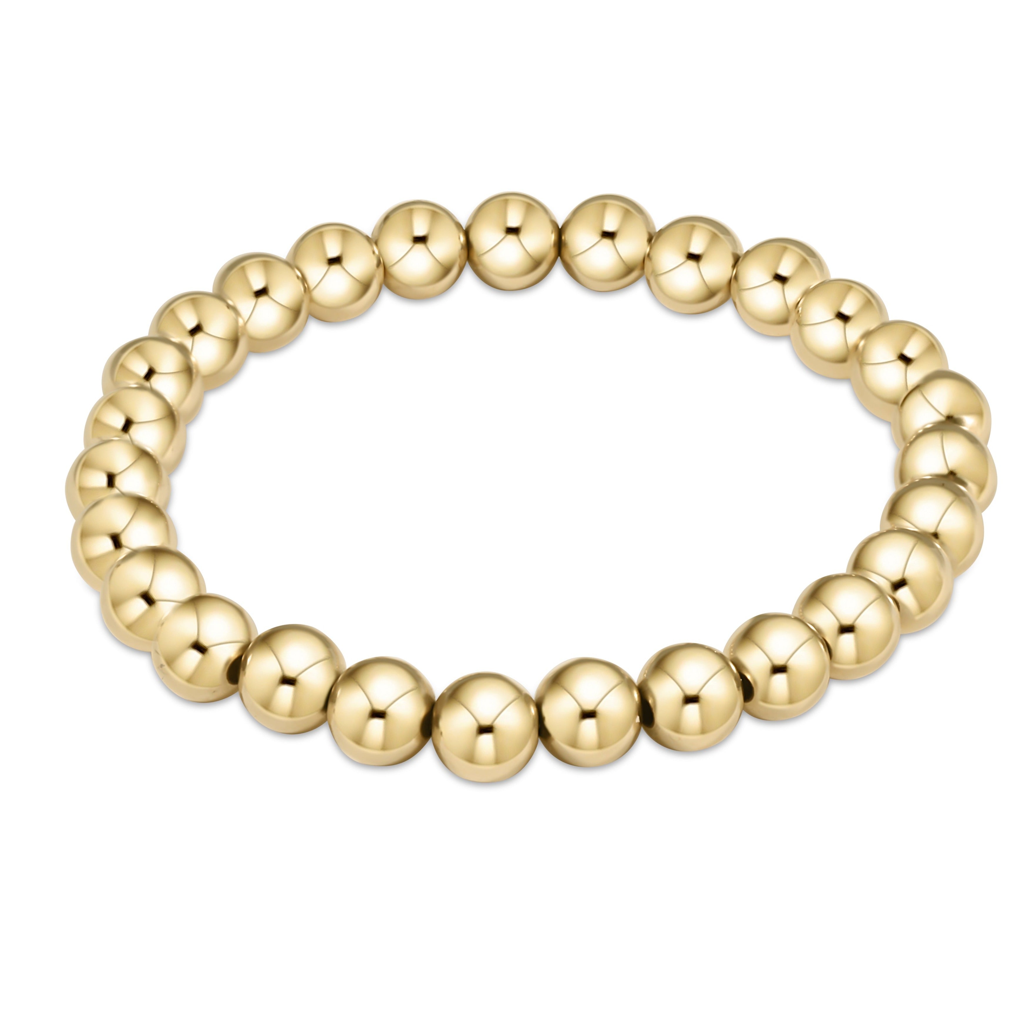 enewton 7 mm Classic Gold Bracelet available at Be Charmed