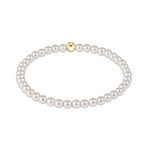 enewton Classic Pearl 4mm Bead Bracelet – freshwater pearl bracelet with 4mm beads, timeless and elegant. Available at Be Charmed.