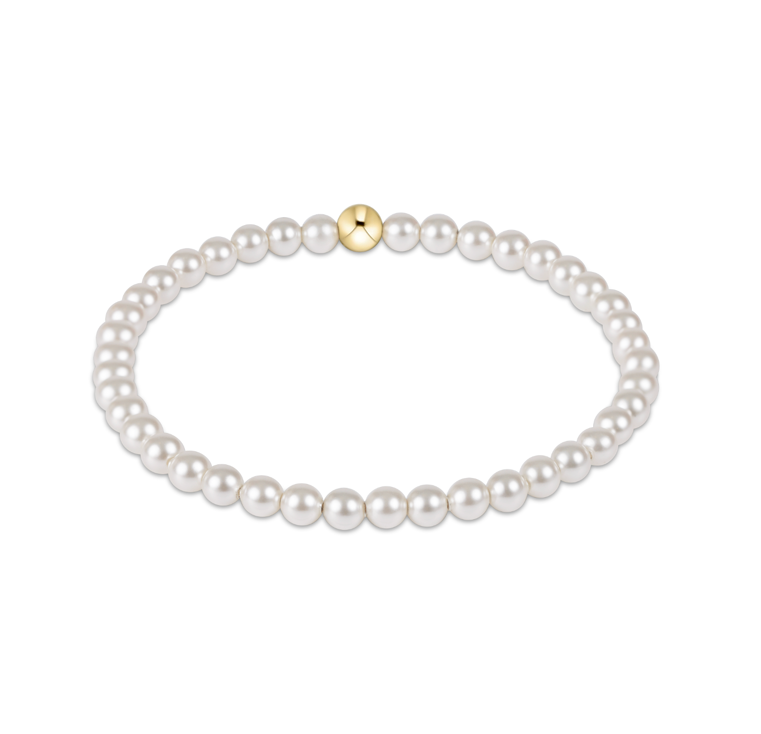 enewton Classic Pearl 4mm Bead Bracelet – freshwater pearl bracelet with 4mm beads, timeless and elegant. Available at Be Charmed.
