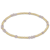 enewton Hope Unwritten bracelet with natural moonstone beads, representing calm and hope. Stackable design with stretch fit. Available at Be Charmed.