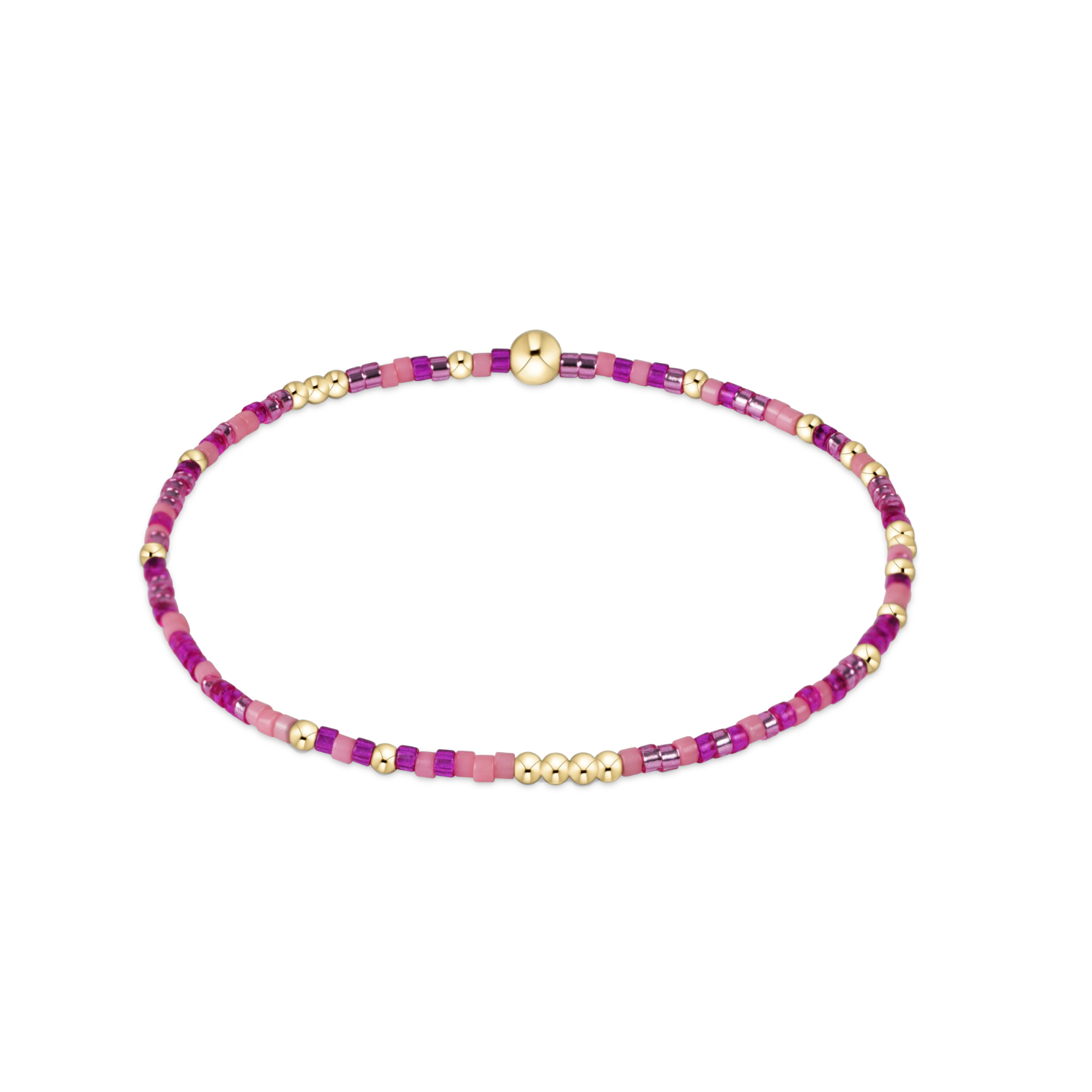 enewton Hope Unwritten Back To The Fuchsia Bracelet – bold fuchsia 2mm bead bracelet for stacking or gifting. Available at Be Charmed.