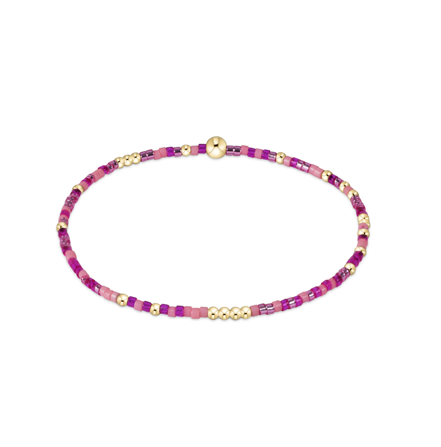 enewton Hope Unwritten Back To The Fuchsia Bracelet – bold fuchsia 2mm bead bracelet for stacking or gifting. Available at Be Charmed.