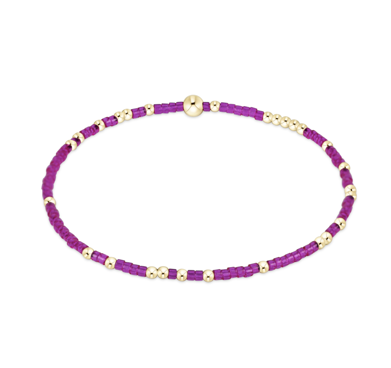 enewton Hope Unwritten Bracelet in Fuchsia—beaded stacking bracelet, perfect for gifting. Available at Be Charmed