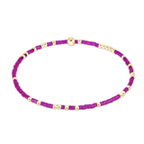 enewton Hope Unwritten Bracelet in Fuchsia—beaded stacking bracelet, perfect for gifting. Available at Be Charmed
