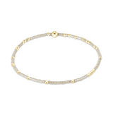 enewton Hope Unwritten Bracelet in Milkshake—neutral beaded stacking bracelet. Available at Be Charmed