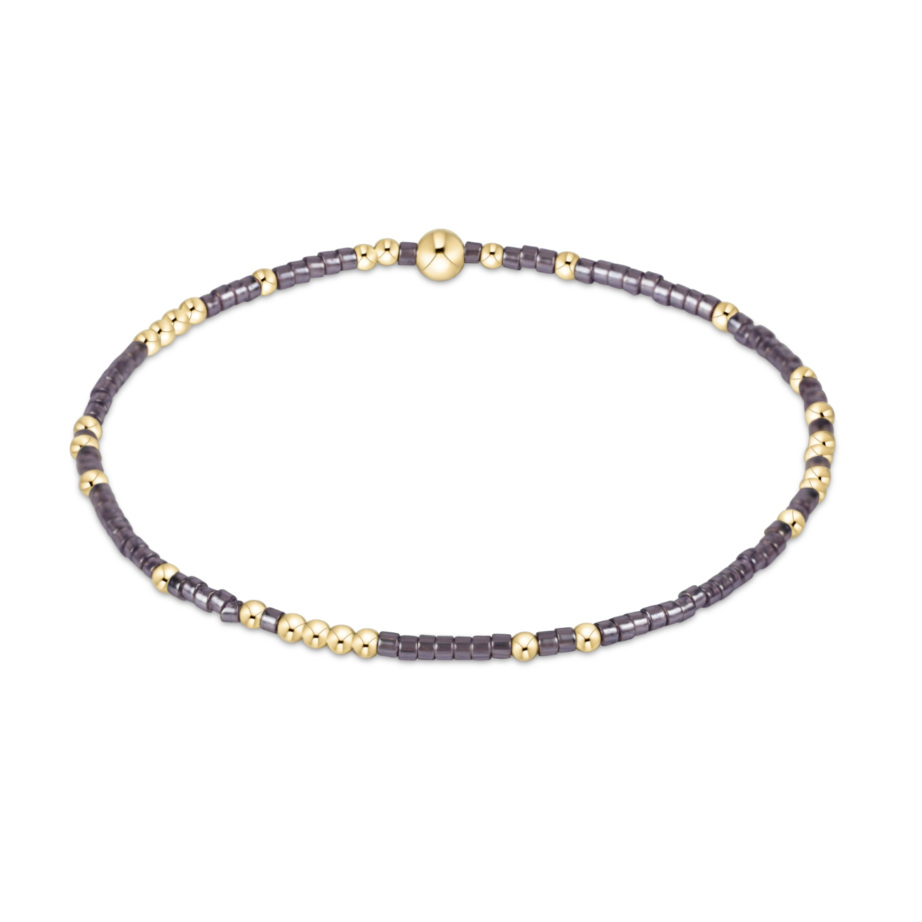 enewton Hope Unwritten Bracelet in Taupe With A Twist—neutral beaded stacking bracelet. Available at Be Charmed