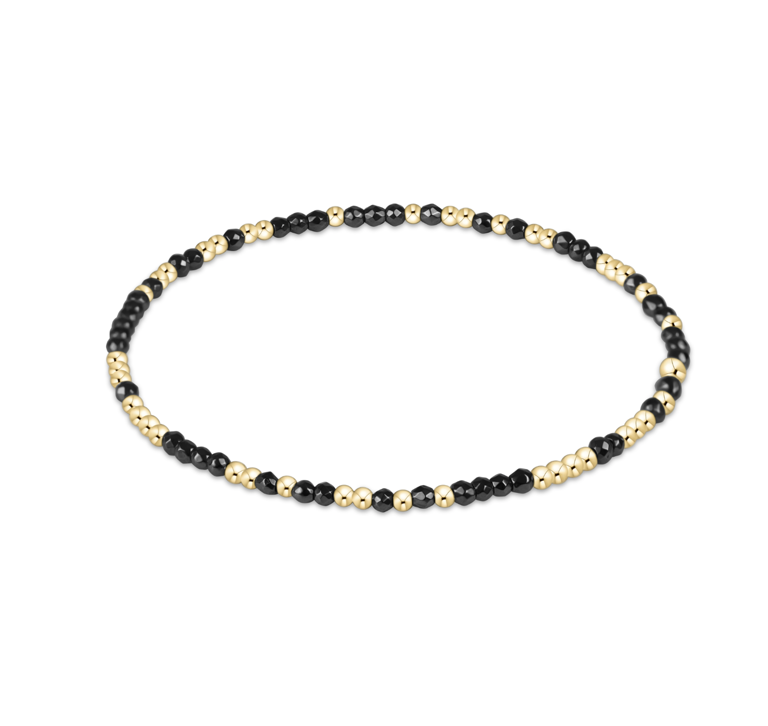 enewton Hope Unwritten Faceted Hematite 2mm Bead Bracelet – elegant faceted hematite layering bracelet. Available at Be Charmed.