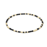 enewton Hope Unwritten Faceted Hematite 2mm Bead Bracelet – elegant faceted hematite layering bracelet. Available at Be Charmed.