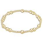enewton Gold beaded bracelet on a white background. Available at Be Charmed