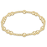 enewton Gold beaded bracelet on a white background. Available at Be Charmed