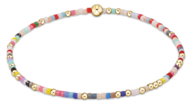 enewton Hope Unwritten Hot Mess Bracelet – colorful 2mm bead bracelet for stacking and gifting. Available at Be Charmed.