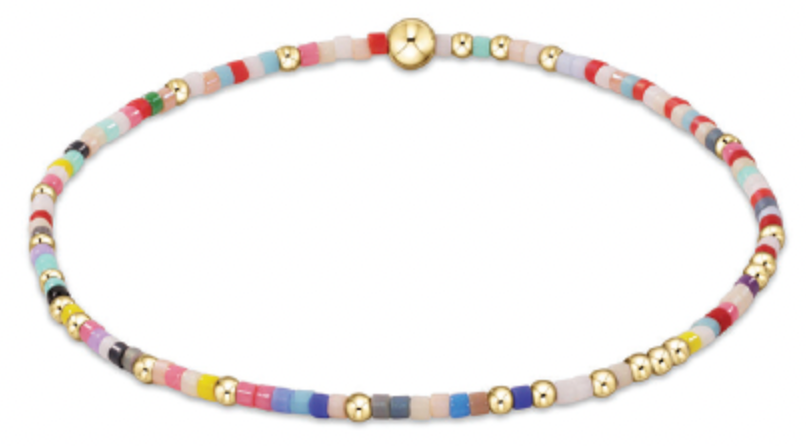enewton Hope Unwritten Hot Mess Bracelet – colorful 2mm bead bracelet for stacking and gifting. Available at Be Charmed.