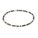 enewton Hope Unwritten Silver Faceted Hematite 2mm Bead Bracelet – silver-toned hematite layering bracelet. Available at Be Charmed.