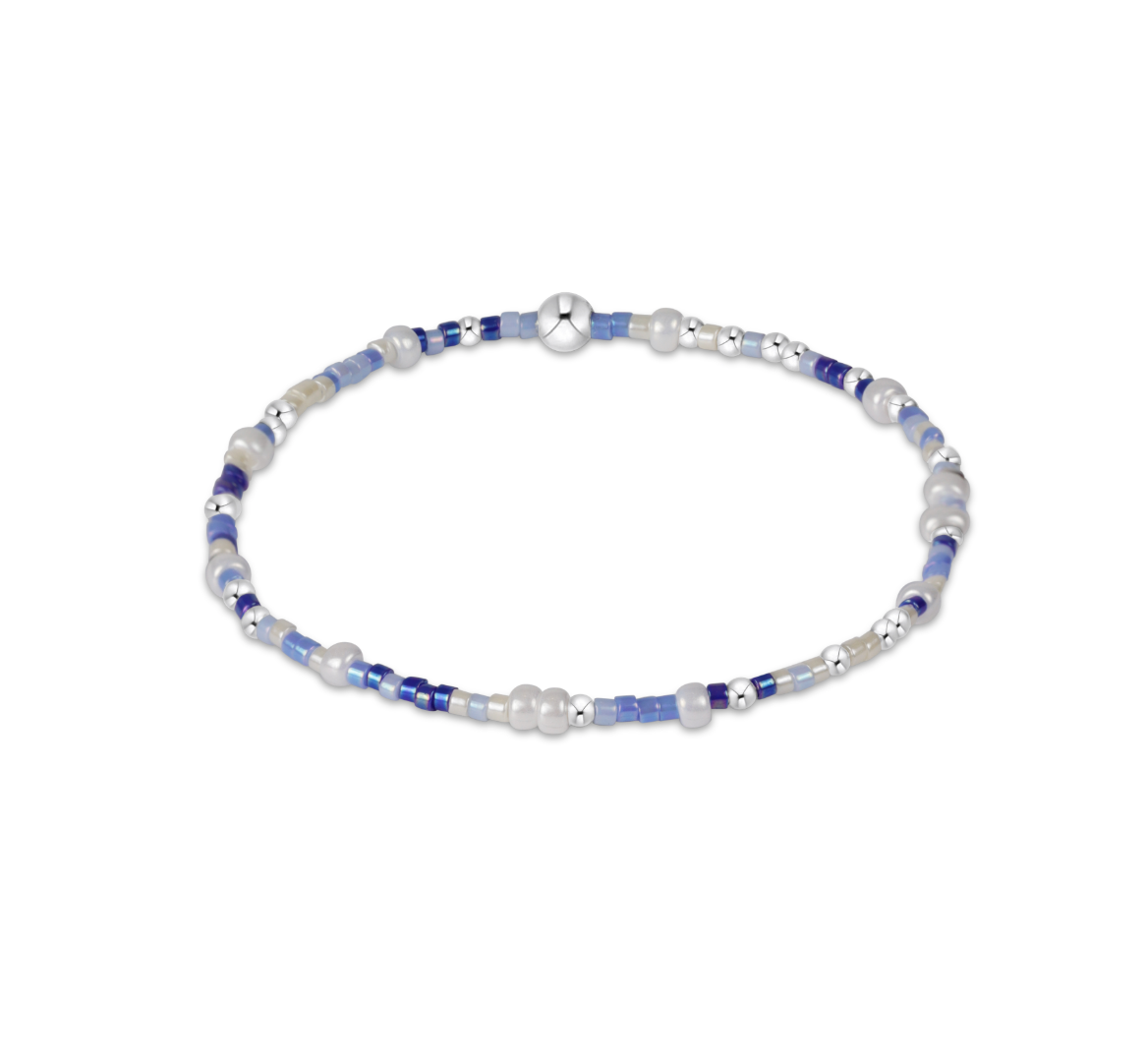 enewton Hope Unwritten Sterling Bracelet in Is A Smurf’s Butt Blue—playful sterling beaded stacking bracelet. Available at Be Charmed