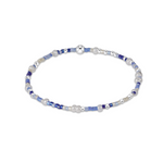 enewton Hope Unwritten Sterling Bracelet in Is A Smurf’s Butt Blue—playful sterling beaded stacking bracelet. Available at Be Charmed