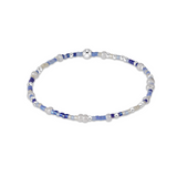 enewton Hope Unwritten Sterling Bracelet in Is A Smurf’s Butt Blue—playful sterling beaded stacking bracelet. Available at Be Charmed