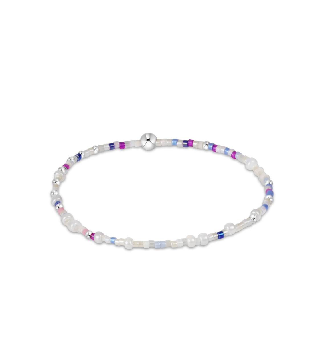 enewton Hope Unwritten Sterling Bracelet in With Sprinkles—colorful sterling beaded stacking bracelet. Available at Be Charmed