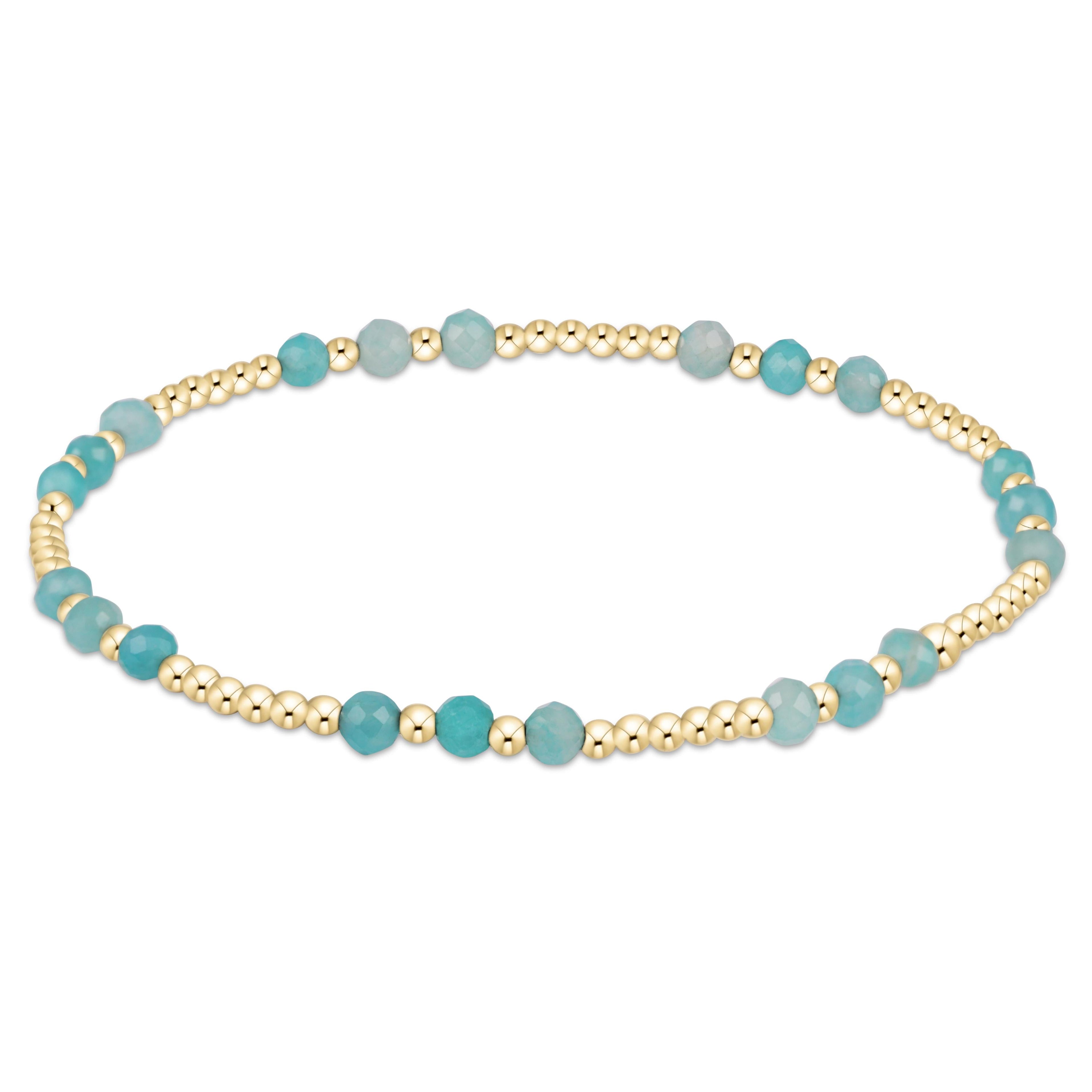 enewton - Amazonite Joy Gem 3mm Bracelet available at Be Charmed