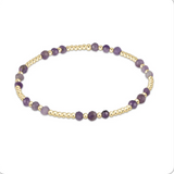 enewton - Amethyst Joy Gem 3mm Bracelet available at Be Charmed