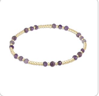 enewton - Amethyst Joy Gem 3mm Bracelet available at Be Charmed