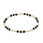 enewton - Faceted Onyx Joy Gem 3mm Bracelet available at Be Charmed