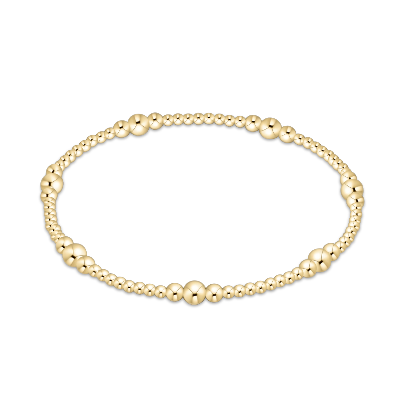 enewton Purpose Gold 4mm Bead Bracelet – 14k gold-filled 4mm bead bracelet, timeless and elegant. Available at Be Charmed.