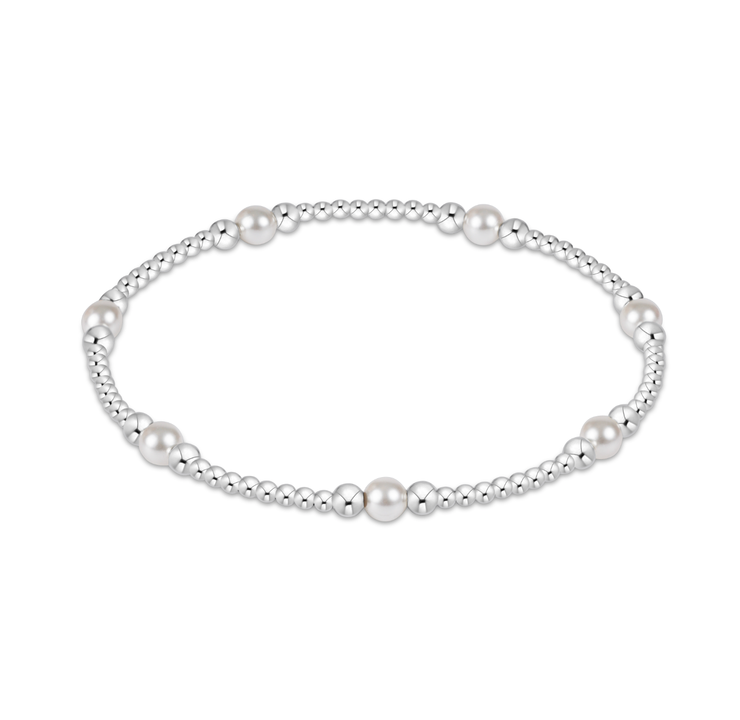 enewton Purpose Pearl 4mm Sterling Bracelet – freshwater pearl bracelet with sterling silver bead accents. Available at Be Charmed.