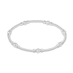 enewton Purpose Pearl 4mm Sterling Bracelet – freshwater pearl bracelet with sterling silver bead accents. Available at Be Charmed.