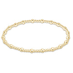 enewton Sincerity gold bracelet featuring delicate 3mm 14kt gold-filled beads, available at Be Charmed