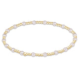 enewton 3 mm Sincerity Pearl Bracelet featuring delicate freshwater pearls and 14kt gold-filled beads, available at Be Charmed