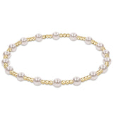 enewton 4 mm Sincerity Pearl Bracelet featuring delicate freshwater pearls and 14kt gold-filled beads, available at Be Charmed