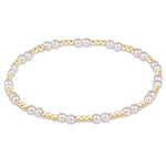 enewton 3 mm Together Pearl Bracelet featuring freshwater pearls and 14kt gold-filled beads, available at Be Charmed
