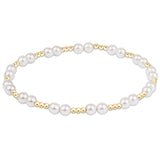 enewton 4 mm Together Pearl Bracelet featuring freshwater pearls and 14kt gold-filled beads, available at Be Charmed