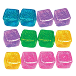 Colorful glittery fidget on a white background. Available at Be Charmed