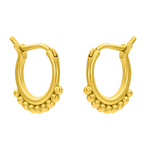 fyb Gold Cosima Huggie Earrings