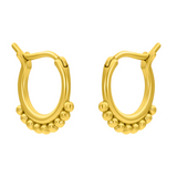 fyb Gold Cosima Huggie Earrings